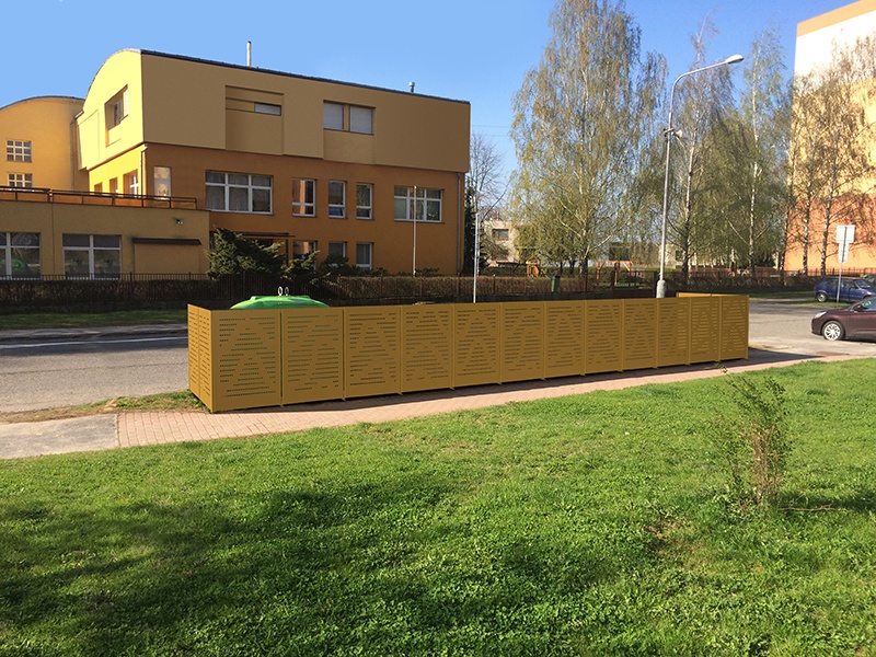 Stylové zakrytí kontejnerů